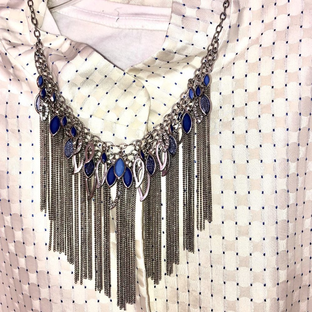Blue Statement Necklace